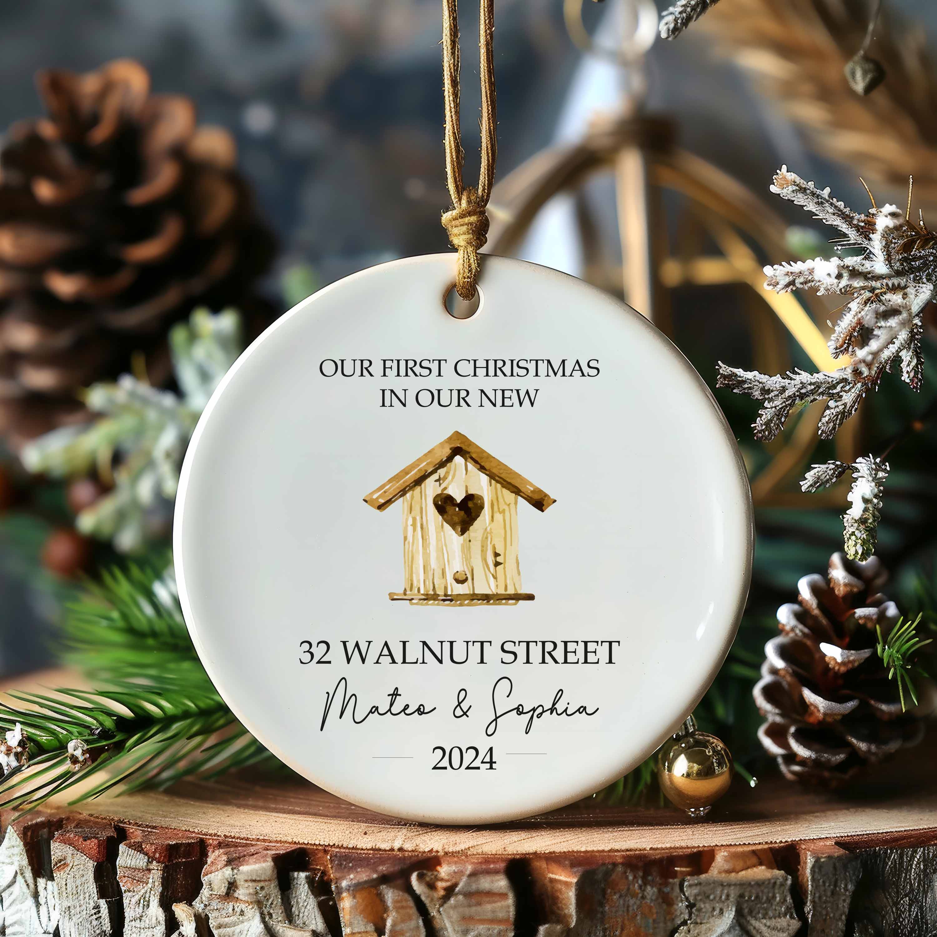 Personalized New Home Ornament - New Home Christmas Ornament - New House Ornament
