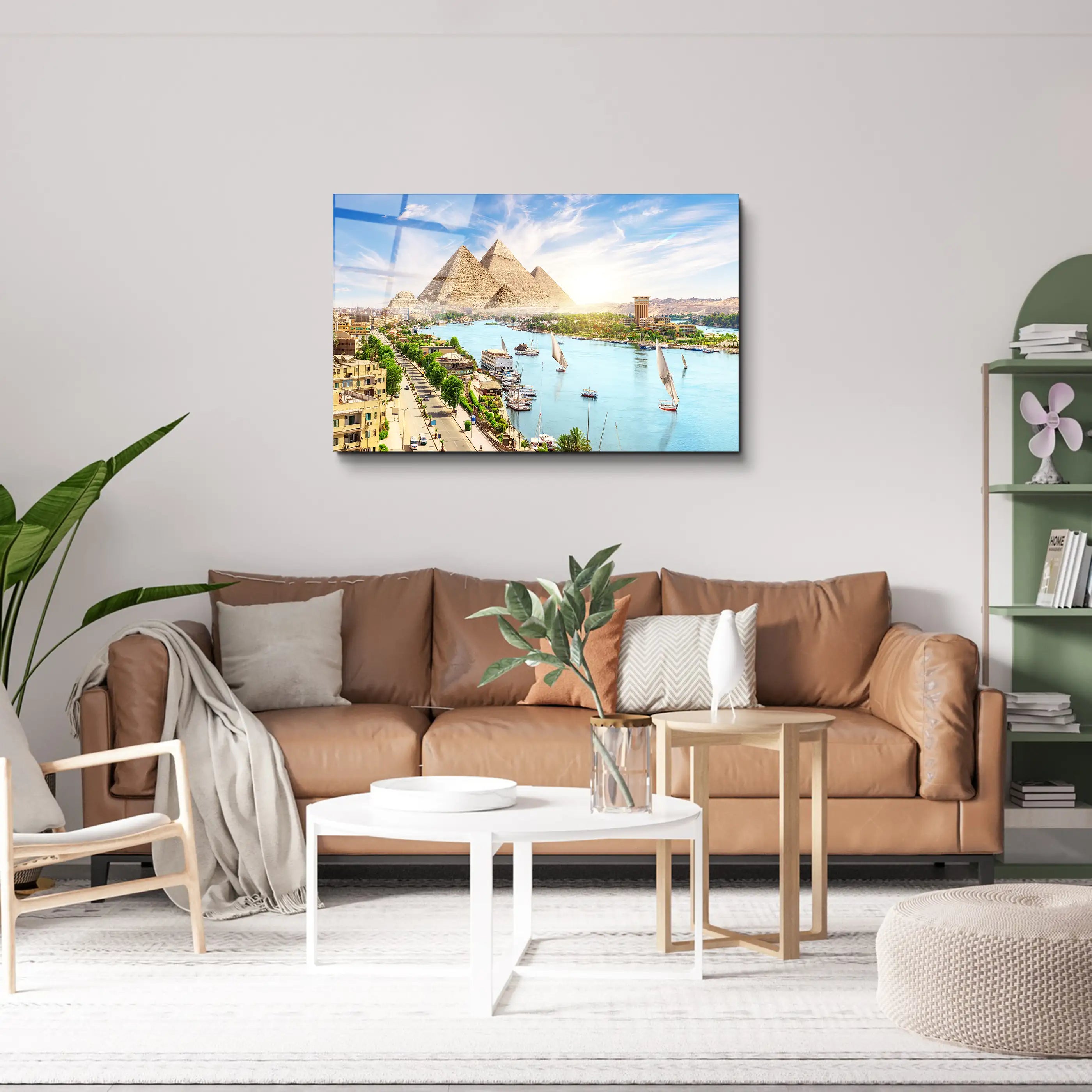 Egypt Giza - Glass Wall Art