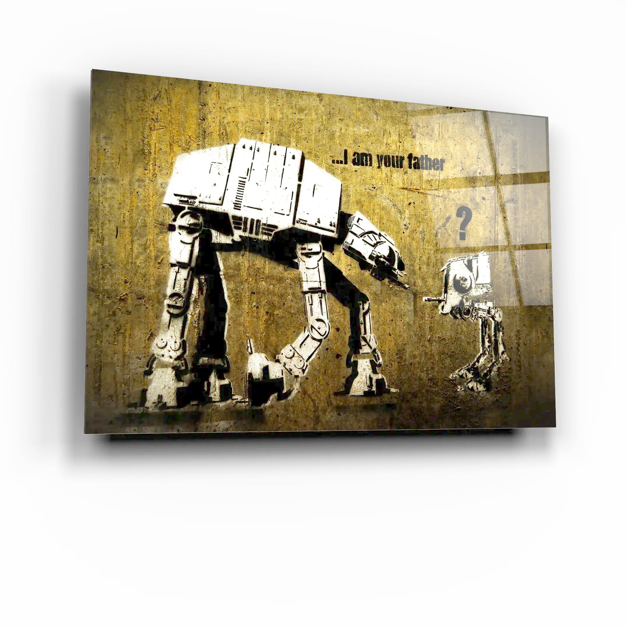 I am your father Glass Wall Art