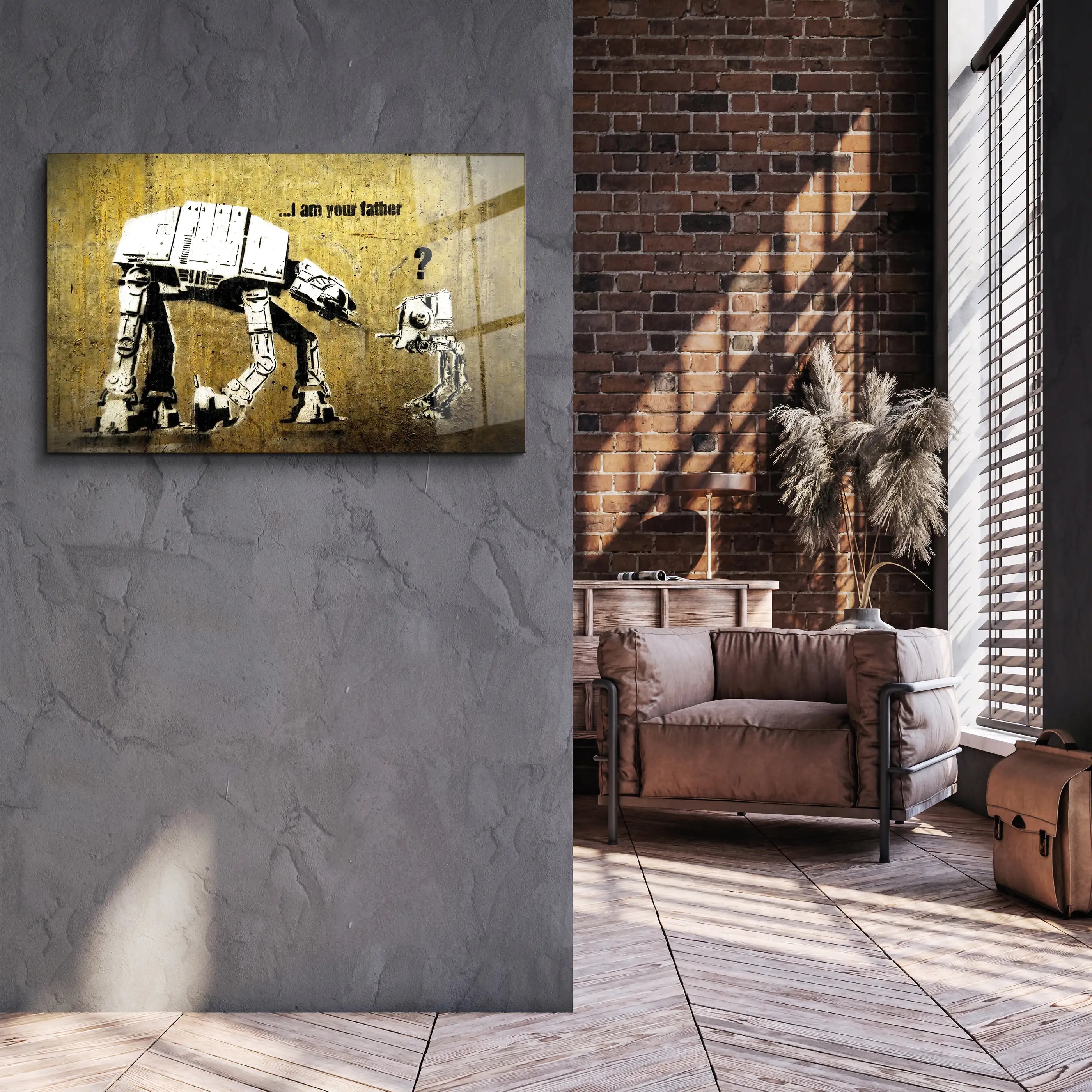 I am your father Glass Wall Art