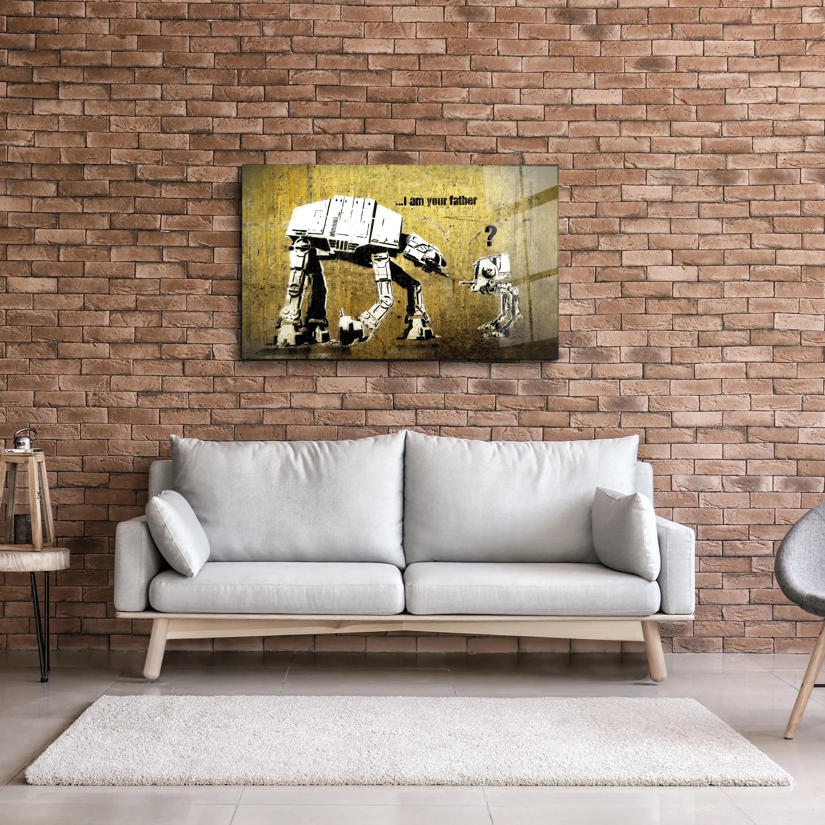 I am your father Glass Wall Art