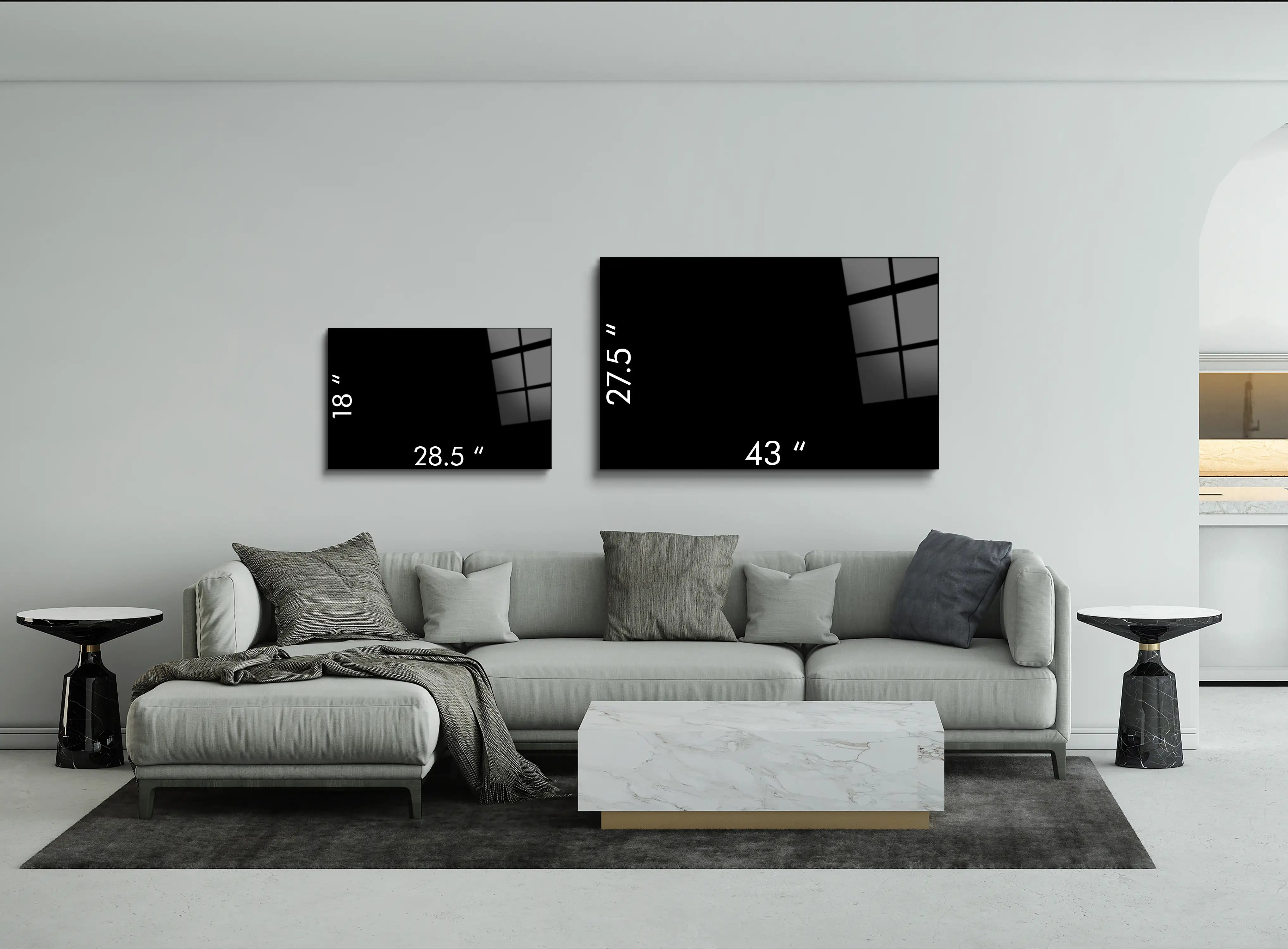 Woman with Butterfly Glass Printing Wall Art