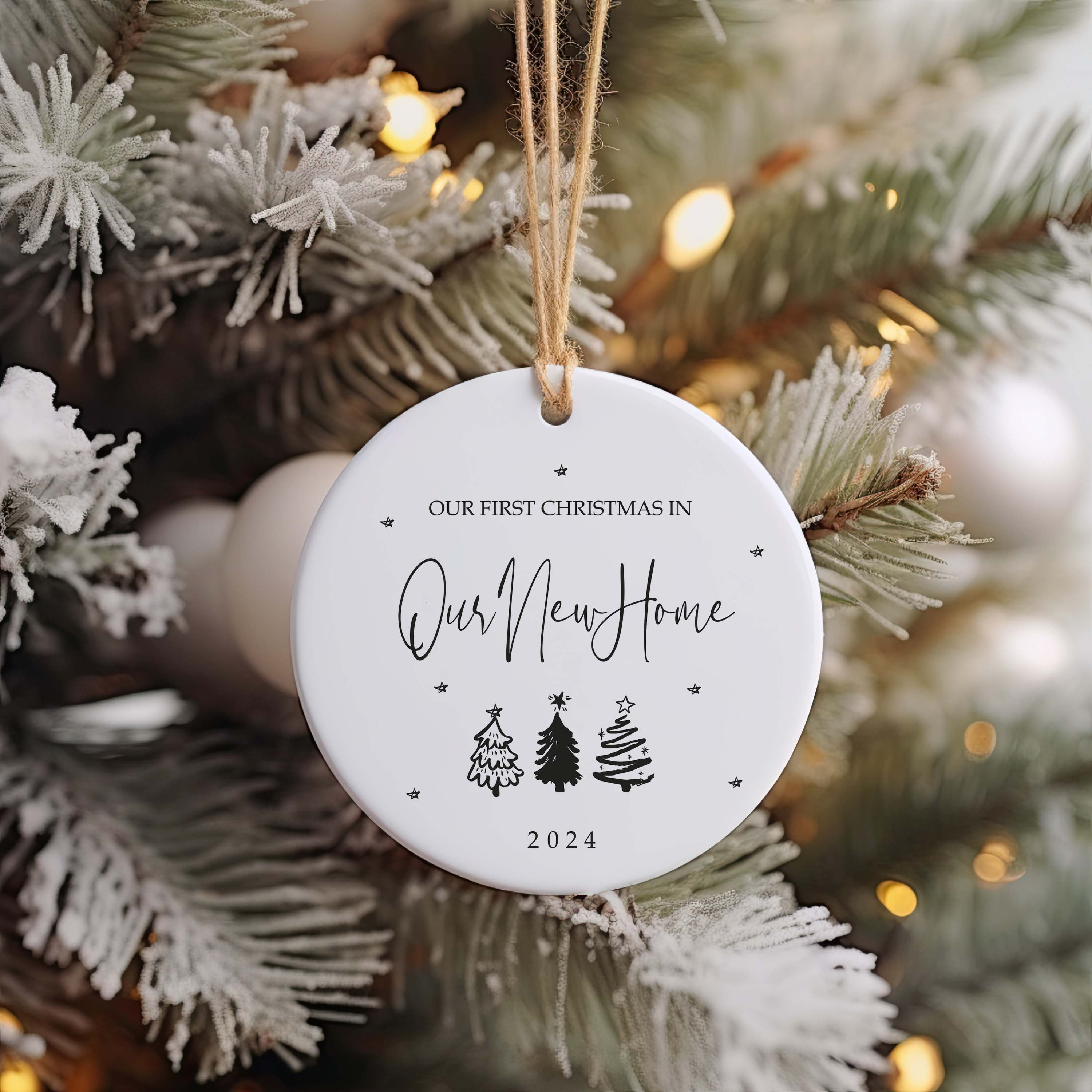 New Home Ornament - New Home Christmas Ornament 2025 - Christmas Tree New House Ornament